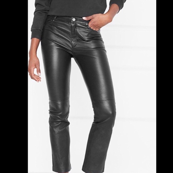 Guess Pants - Guess Leather Black SOLD!!!!